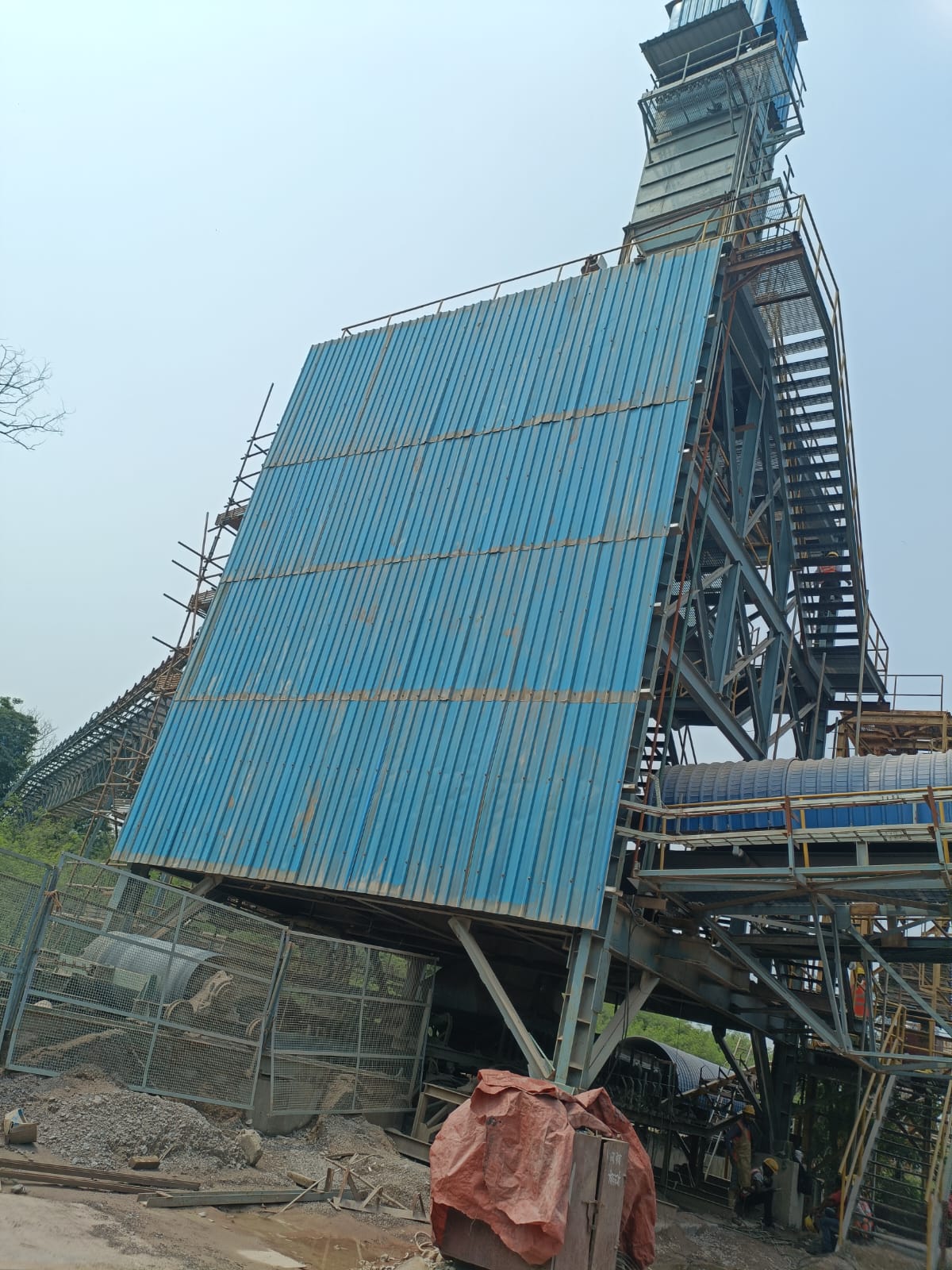 Steel Plant Stack — Painting & Coating